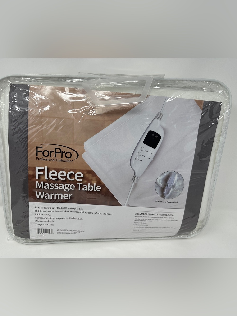 Massage Table Warmer - NEW - size 31” x 72” - warming pad for masseuse